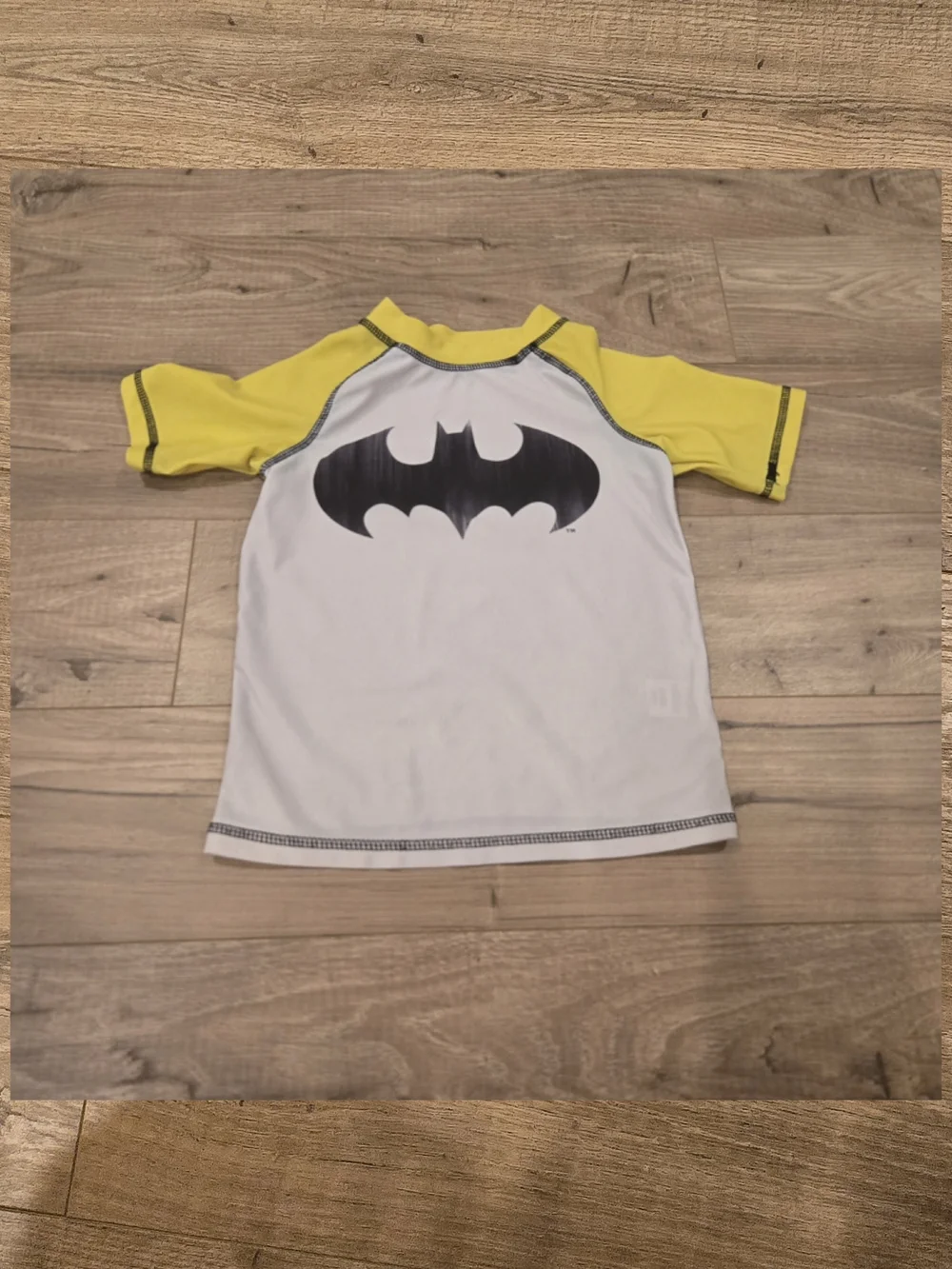 DC Comics Batman Toddler Boys Rash Guard Swim Shirt - Size 4T